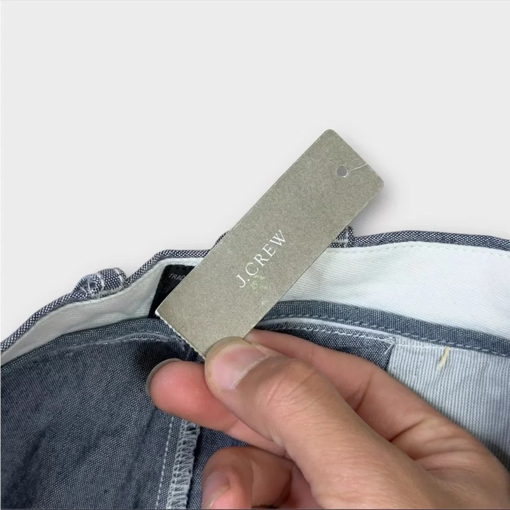 NEW J. Crew 770 Straight Stretch Chino Pants Grey Mens Size 34 x 32 WX0339 City